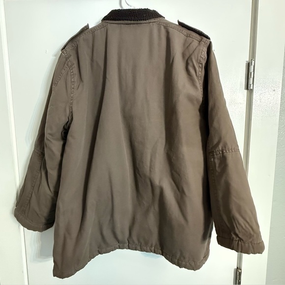 Whispering Jacket Lined Collar Men's XL Chore Work flap pocket - Picture 3 of 7